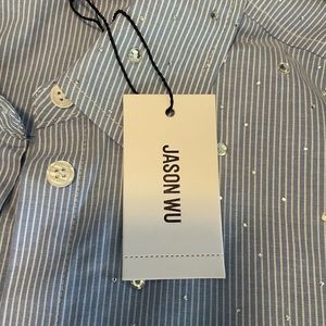 Jason Wu button up with rhinestones